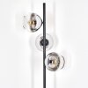 Koyoto Lampa stojąca 31 cm Chrom, Przezroczysty, Przydymiony, 3-punktowe Koyoto Lampa stojąca 31 cm Chrom, Przezroczysty, Przydymiony, 3-punktowe