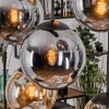 Gastor lampa wisząca, kula świetlna, lampa wisząca bursztynowy, przydymiony, 8-punktowe