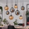 Gastor Lampa wisząca, Kula świetlna, Lampa wisząca W kolorze bursztynu, Przydymiony, 8-punktowe