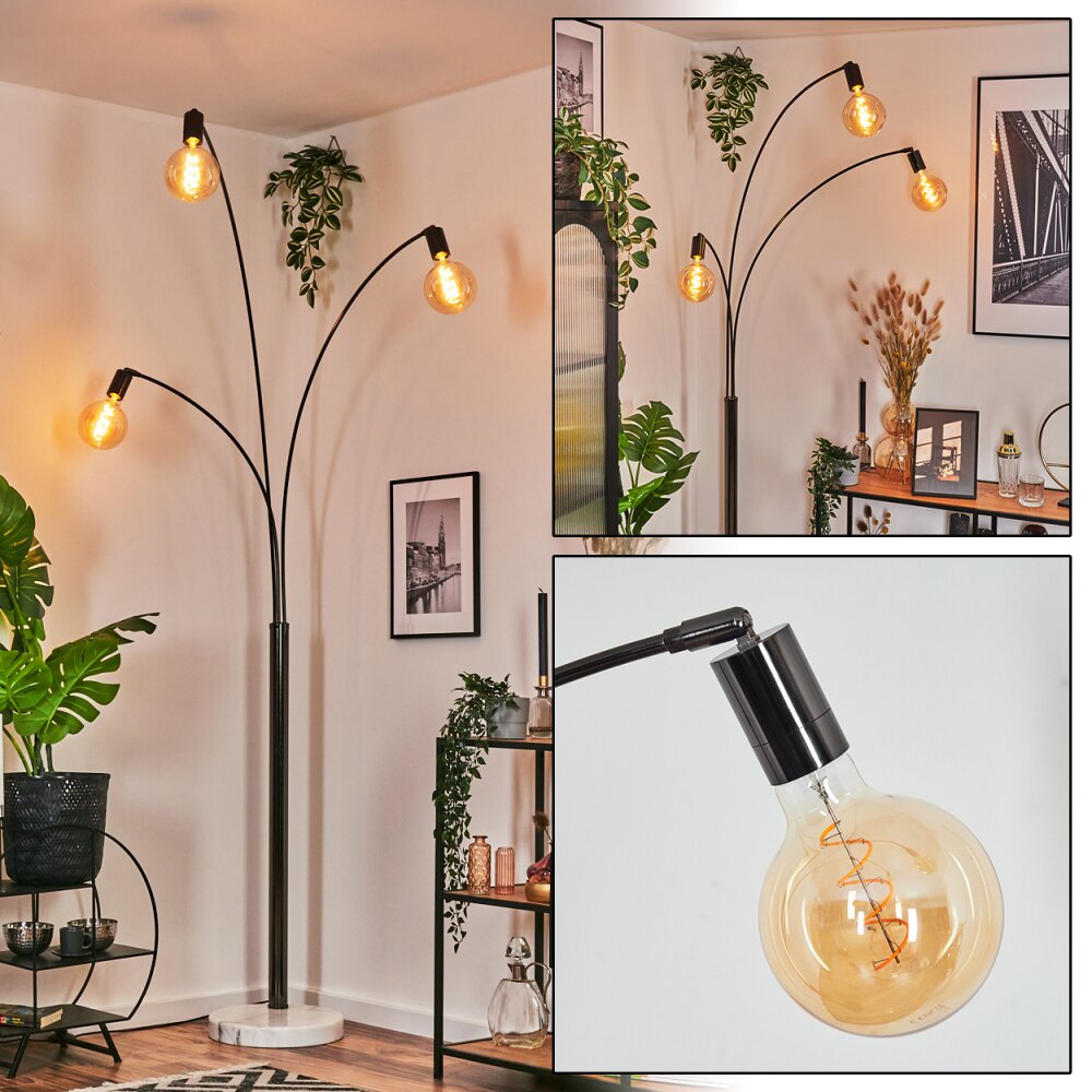 Codecro Lampa stojąca Chrom, Czarny, Biały, 3-punktowe main product photo