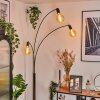 Codecro Lampa stojąca Chrom, Czarny, Biały, 3-punktowe