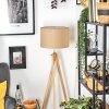 Soungou Lampa stojąca Chrom, Ecru, 1-punktowy