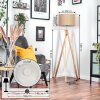 Soungou Lampa stojąca Chrom, Ecru, 1-punktowy