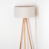 Saladillo Lampa stojąca Jasne drewno, Biały, 1-punktowy