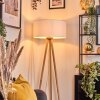 Saladillo Lampa stojąca Jasne drewno, Biały, 1-punktowy