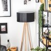 Saladillo Lampa stojąca Jasne drewno, Biały, 1-punktowy