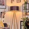 Saladillo Lampa stojąca Jasne drewno, Biały, 1-punktowy
