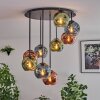 Ripoll Lampa sufitowa, Kula świetlna Niebeieski, Zielony, W kolorze miedzi, 9-punktowe