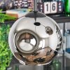 Ripoll lampa wisząca, kula świetlna, lampa wisząca kaskadowa chrom, przydymiony, 3-punktowe