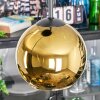 Koyoto lampa wisząca, kula świetlna, lampa wisząca kaskadowa 30 cm złoty, 3-punktowe