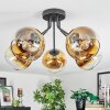 Koyoto Lampa sufitowa, Kula świetlna 52 cm Złoty, Przezroczysty, 5-punktowe