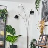 Bassagoda Lampa stojąca Nikiel matowy, Czarny, 3-punktowe