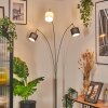 Bassagoda Lampa stojąca Nikiel matowy, Czarny, 3-punktowe