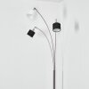 Bassagoda Lampa stojąca Nikiel matowy, Czarny, 3-punktowe
