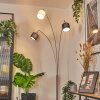 Bassagoda Lampa stojąca Nikiel matowy, Czarny, 3-punktowe