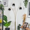 Bassagoda Lampa stojąca Mosiądz, Czarny, 3-punktowe
