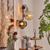 Ripoll Kula świetlna, Lampa ścienna W kolorze bursztynu, Przezroczysty, Przydymiony, 3-punktowe