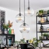 Koyoto lampa wisząca, kula świetlna, lampa wisząca kaskadowa przezroczysty, 3-punktowe