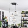 Koyoto lampa wisząca, kula świetlna, lampa wisząca kaskadowa przezroczysty, 3-punktowe