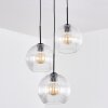 Koyoto lampa wisząca, kula świetlna, lampa wisząca kaskadowa przezroczysty, 3-punktowe