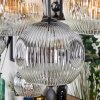 Ripoll Lampa wisząca, Kula świetlna, Lampa wisząca Ecru, Czarny, 8-punktowe