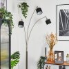 Bassagoda Lampa stojąca Nikiel matowy, Czarny, 3-punktowe