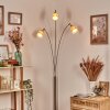 Lindberg Lampa stojąca Nikiel matowy, Czarny, 3-punktowe