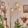 Lindberg Lampa stojąca Nikiel matowy, Czarny, 3-punktowe