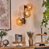 Ripoll Kula świetlna, Lampa ścienna W kolorze bursztynu, 3-punktowe