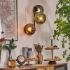 Koyoto Kula świetlna, Lampa ścienna Niebeieski, Zielony, W kolorze miedzi, 3-punktowe