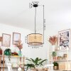 Ramila Lampa wisząca, Lampa wisząca Ecru, Czarny, 1-punktowy