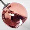 Koyoto Lampa sufitowa, Kula świetlna W kolorze miedzi, 7-punktowe