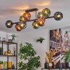 Ripoll Lampa sufitowa, Kula świetlna Niebeieski, Zielony, W kolorze miedzi, 10-punktowe