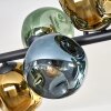 Ripoll Lampa sufitowa, Kula świetlna Niebeieski, Złoty, Zielony, 10-punktowe