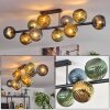 Koyoto Lampa sufitowa, Kula świetlna Niebeieski, Złoty, Zielony, 10-punktowe