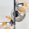 Koyoto Lampa sufitowa, Kula świetlna W kolorze bursztynu, Przezroczysty, Przydymiony, 4-punktowe