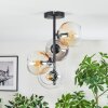 Koyoto Lampa sufitowa, Kula świetlna W kolorze bursztynu, Przezroczysty, Przydymiony, 4-punktowe