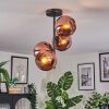 Koyoto Lampa sufitowa, Kula świetlna W kolorze miedzi, 4-punktowe