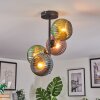 Koyoto lampa sufitowa, kula świetlna niebeieski, zielony, miedziany, 4-punktowe