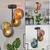Koyoto lampa sufitowa, kula świetlna niebeieski, złoty, zielony, miedziany, 4-punktowe