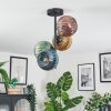 Koyoto lampa sufitowa, kula świetlna niebeieski, złoty, zielony, miedziany, 4-punktowe