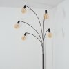 Codecro Lampa stojąca Chrom, Czarny, Biały, 5-punktowe