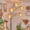 Soungou Lampa stojąca Chrom, Czarny, Biały, 5-punktowe