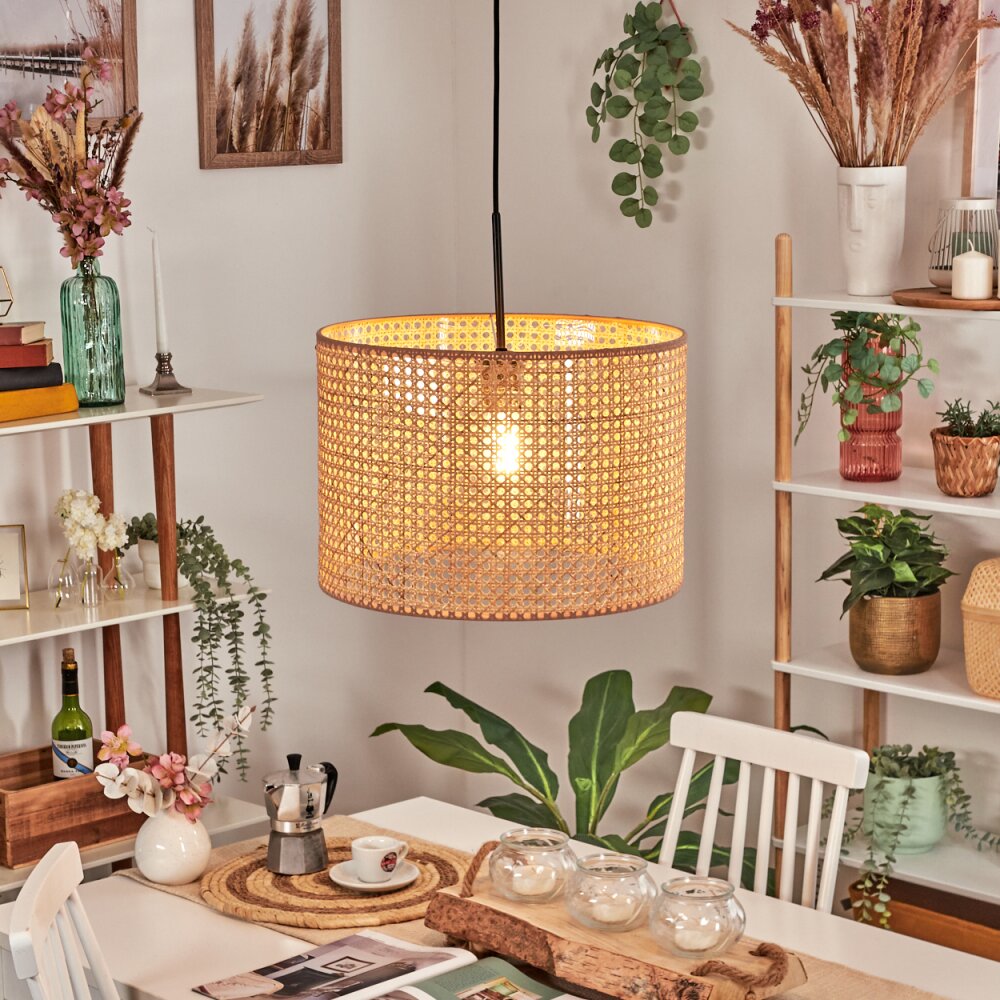 Barcos Lampa wisząca, Lampa wisząca Brązowy, Ecru, 1-punktowy main product photo