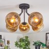 Koyoto lampa sufitowa, kula świetlna złoty, przezroczysty, 5-punktowe