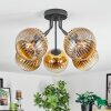 Koyoto lampa sufitowa, kula świetlna złoty, przezroczysty, 5-punktowe