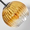 Koyoto lampa sufitowa, kula świetlna złoty, przezroczysty, 5-punktowe