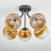 Koyoto lampa sufitowa, kula świetlna złoty, przezroczysty, 5-punktowe