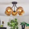 Koyoto lampa sufitowa, kula świetlna złoty, przezroczysty, 5-punktowe