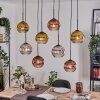 Ripoll Lampa wisząca, Kula świetlna, Lampa wisząca Ecru, Czarny, 8-punktowe
